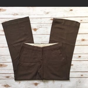 The Limited Brown Linen Trouser Pant